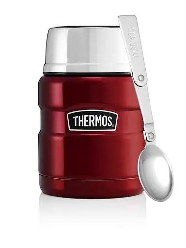 Термос пищевой Thermos Stainless King 470 ml Red - фото 3