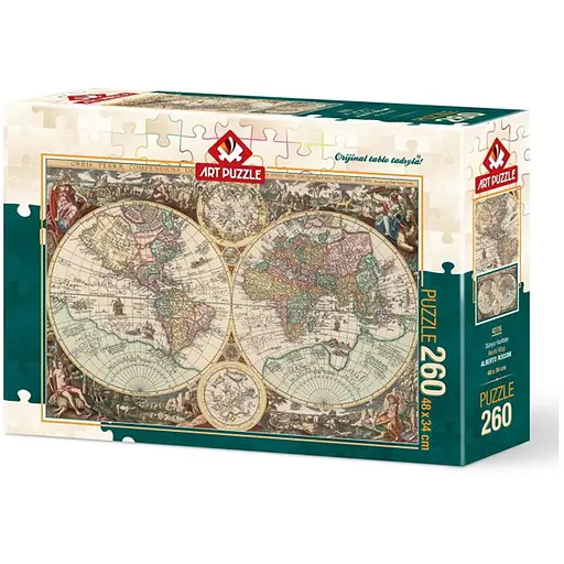 Пазл Art Puzzle Мапа світу 260 ел. (4276) - фото 1
