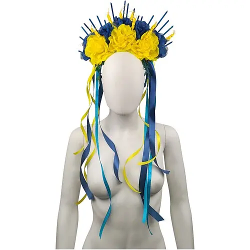 Обруч жовто-блакитний Богдана - фото 1