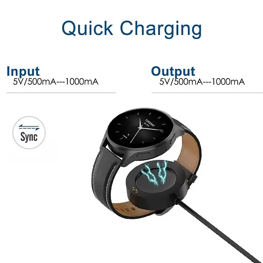 Зарядний пристрій Tamister для смартгодинника Xiaomi Watch 2 Pro, S2, S3, H1 Black - фото 6