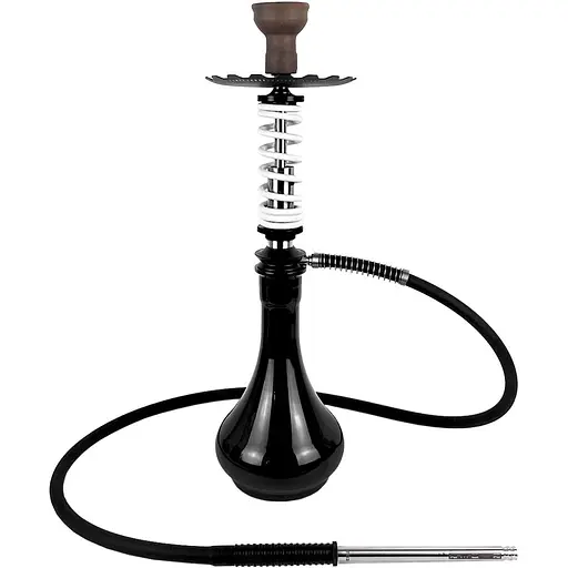 Кальян Trumpet Hookah Rider S White (колба Drop Black) - фото 1