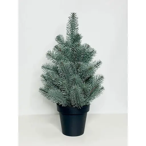 Ялинка Hvoya Premium лита у горщику 50 см блакитна - фото 2