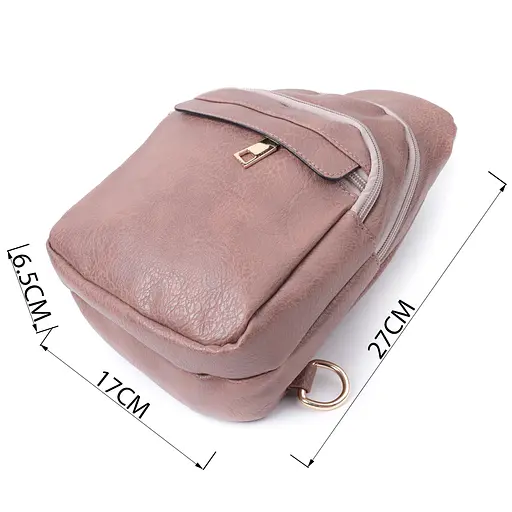 Женская сумка Vintage через плечо с отверстием для наушников из экокожи 17х27х6.5 см sum0026977 - фото 3