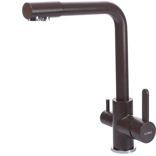 Смеситель для кухни под осмос Globus Lux GLLR-0444-6-Marone Коричневый - фото 5