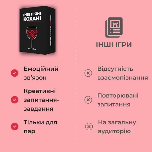 Карточная игра "(Не) пьяные любимые" MemoGames 0021MG для пар - фото 7