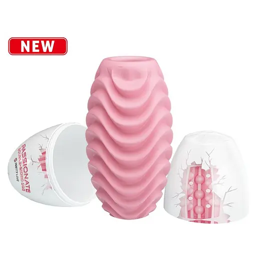 Мастурбатор яйце Pretty Love Passionate Double Sided Egg рожевий - фото 10