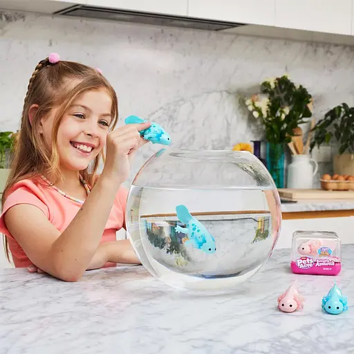 Интерактивная игрушка Аксолотль Pets & Robo Alive 9556A, розовый - фото 2