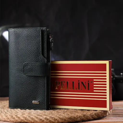 Женский кожаный кошелек Canpellini 10х18.7х2 см acs0025151 - фото 9