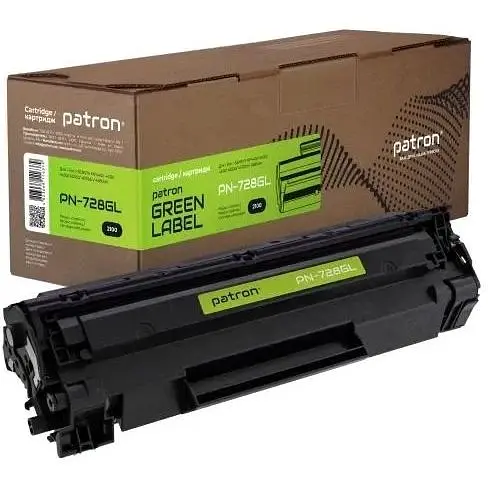Картридж Patron Canon 728 Black teh0024410 - фото 1