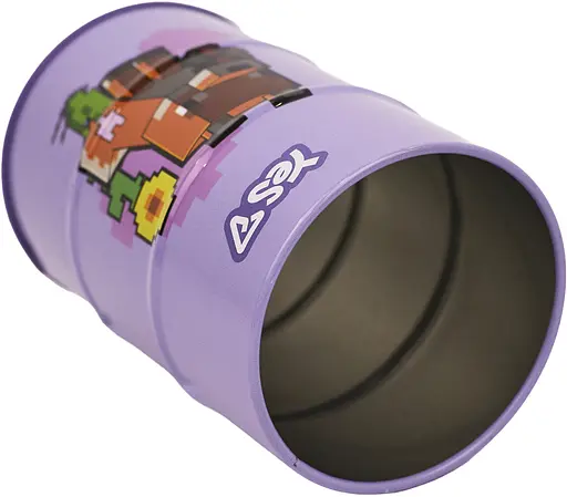 Стакан-подставка бочка Yes Minecraft Spring металл (470458) - фото 3