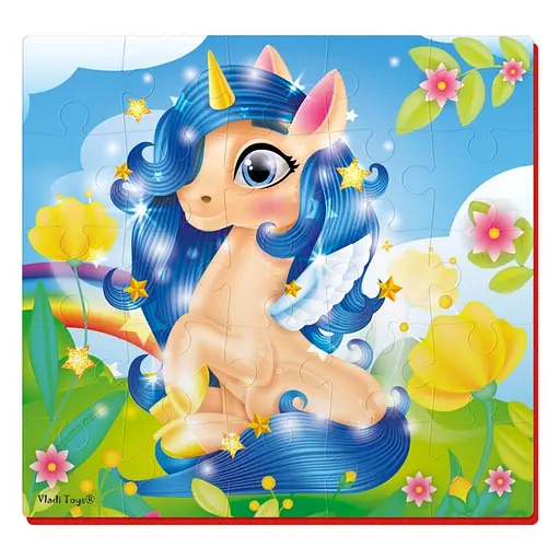 Мягкие пазлы Единорожка VT1109-07, 22 х 23 см - фото 2