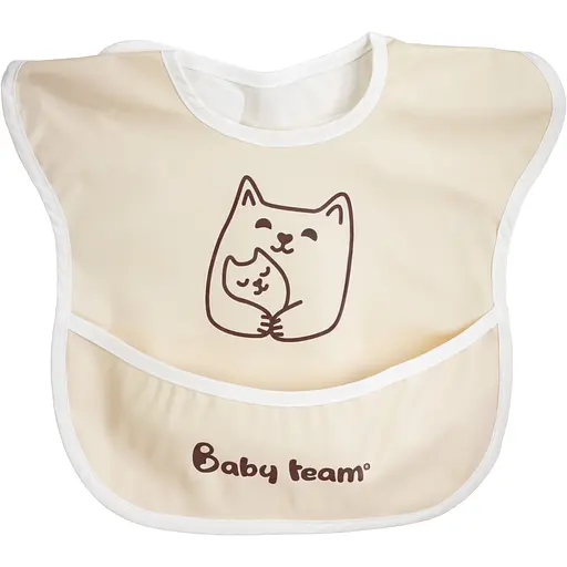 Нагрудник Baby Team вологонепроникний (6525)