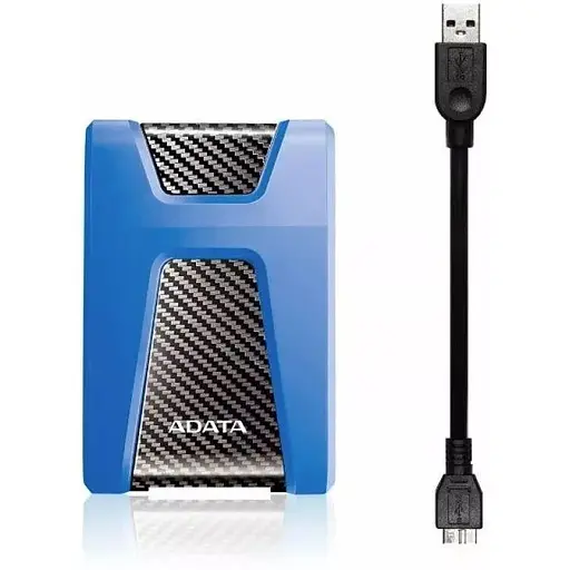 Внешний ударопрочный жесткий диск Adata DashDrive Durable HD650 1TB USB 3.2 Gen.1 синий - фото 4