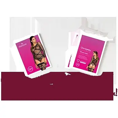 Бодистокинг Obsessive Bodystocking G320 S/M/L, чулки, боди, декор в виде линий - фото 7