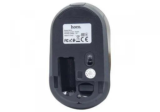 Комп'ютерна миша Hoco GM14 Platinum 2.4G business wireless mouse чорний - фото 3