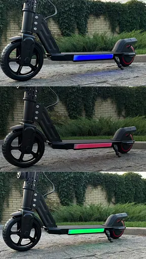 Детский электросамокат GIANT ES2 LED Max черный с LED-подсветкой (модель 2025 года) - фото 12