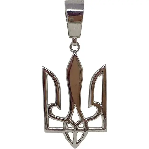 Серебряная подвеска FJH Трезубец. 86