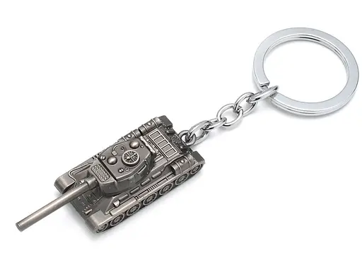 Брелок GeekLand World of Tanks Jagdpanther Світ танків срібло WoT 21.122.613 - фото 1