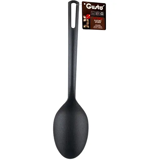 Ложка кухарська Gusto GT-5204 нейлон чорна (100739)