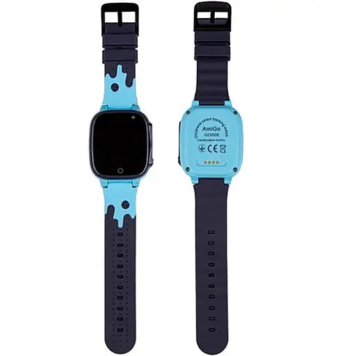 Smart Watch AmiGo GO008 MILKY GPS Wi-Fi Blue UA UCRF - фото 2