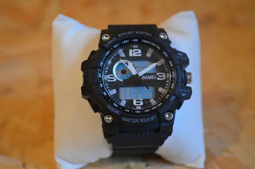 Мужские спортивные часы Skmei 1436 (Черные) - фото 6