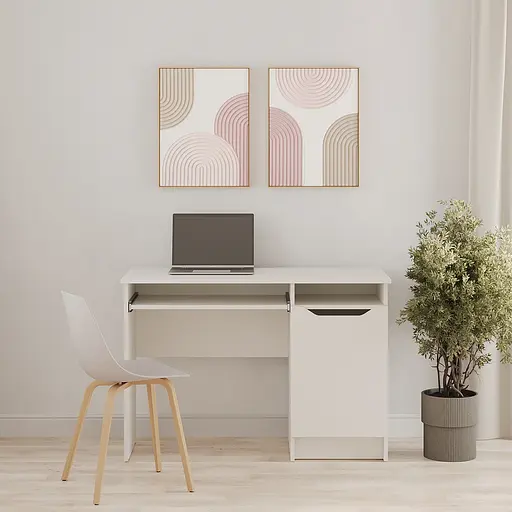 Письменный стол MebelStar Лилу 110x50x75 см Аляска белый (MBS-1309) - фото 2