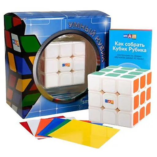 Розумний кубик Smart Cube 3х3 фірмовий плюс білий (SC302) - фото 1