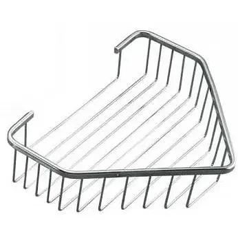 Полка угловая Frap 240x55мм F335 2/40, Хром - фото 1