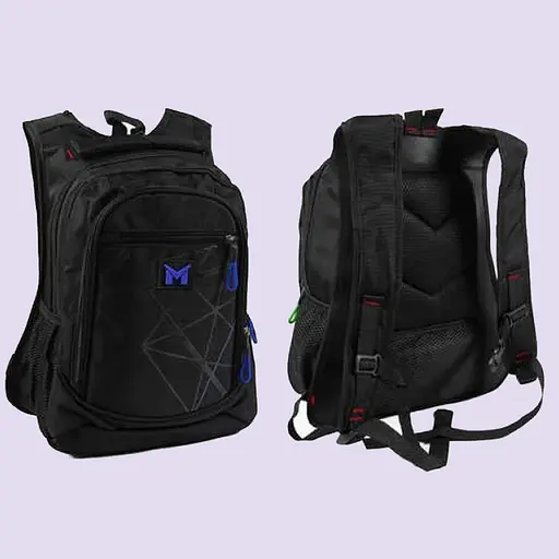 Рюкзак, 35x20x42 см, 3 відділення, 3 кишені, на блискавці, C72799 (В асортименті)