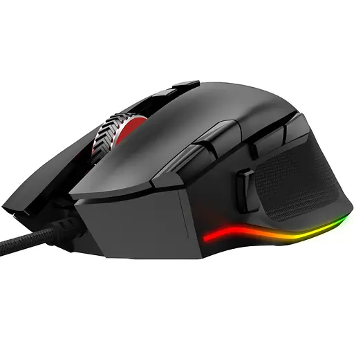 Мышка AOC AGM600 игровая, 16000dpi., 10кн., RGB PMW3389 Kailh switch черная - фото 7