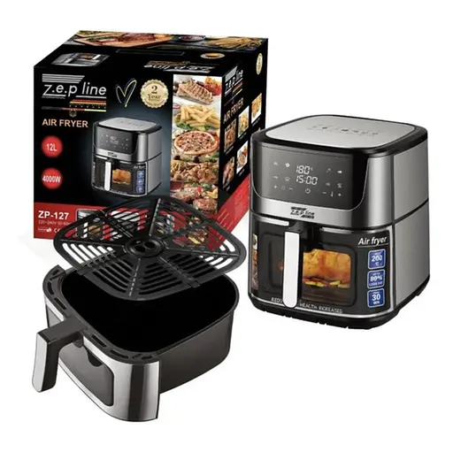 Аэрофритюрница безмасляная Zepline ZP-126 на 10л электрическая с сенсорным управлением 3500Вт - фото 5