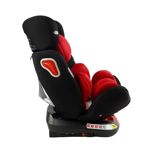 Автокрісло Joy SafeMax SF-92103, система Isofix, група 1-2-3, обертання 360°, червоний - фото 5