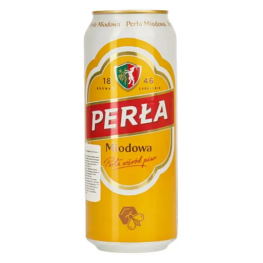 Пиво Perla Miodowa светлое фильтрованное 5.4% 0.5 л - фото 4