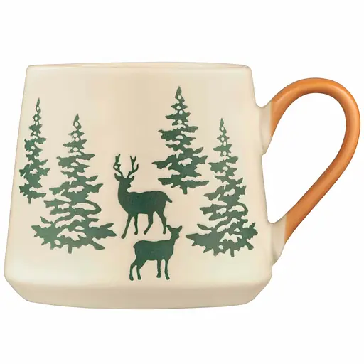 Чашка Ardesto Christmas New Year's кераміка 420 мл кремова (AR3087)