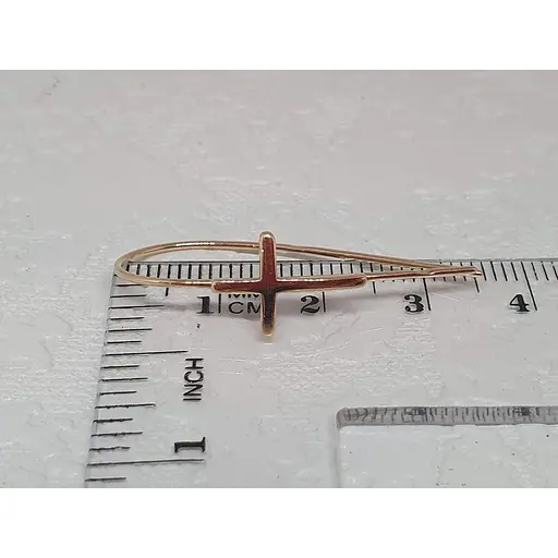 Золоті сережки Платон Хрестики. 1С265/00Б - фото 6