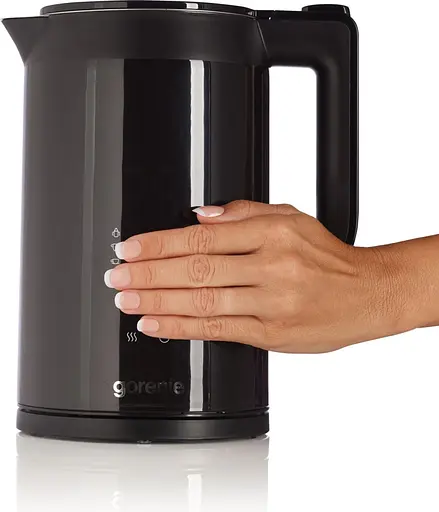 Gorenje Электрочайник 1.7л, двойные стенки, LED дисплей, Strix контроль, черный - фото 10
