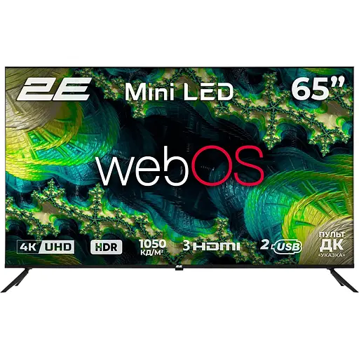 Телевізор 2E A88H 65" LCD UltraHD 4K 2E-65A88H (149347)