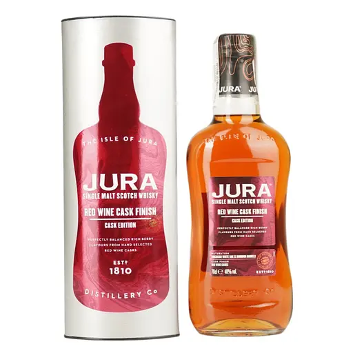 Виски Jura Red Wine Single Malt Scotch Whisky, 40%, 0,7 л (54773) - фото 1