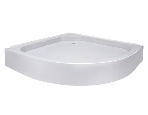 Набор Lidz Душевая кабина Latwa SC80x80.SAT.LOW.GR, полукруглая, стекло тонированное 4 мм + Душевой поддон Kapielka ST80x80x15 - фото 10