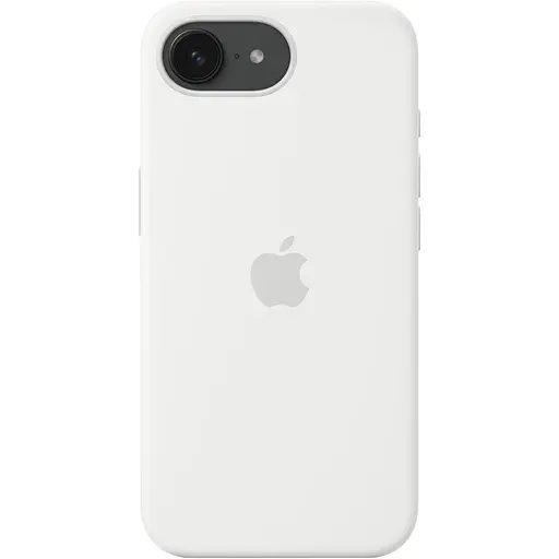 Чехол Silicone Case with MagSafe для Apple iPhone 16e White AAA [138726] - фото 2