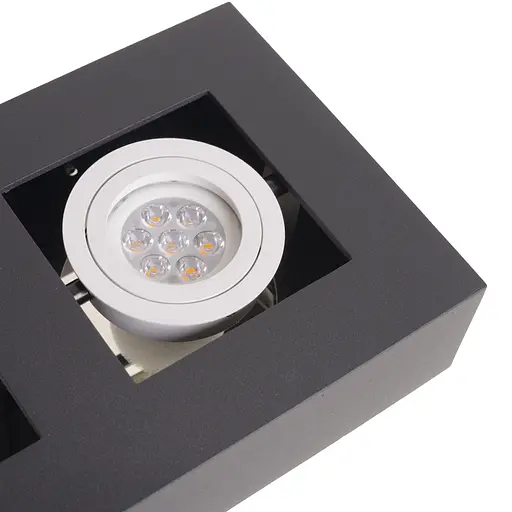 Підсвічування тубус Brille AL-728/2 GU10 BK IP20 MR16 26-851 - фото 4