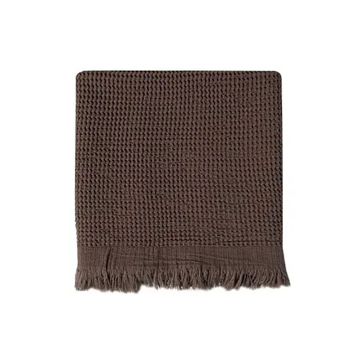 Полотенце Lotus Home Rius dark brown темно-коричневое 90х170 см (svt-2000022346658) - фото 5