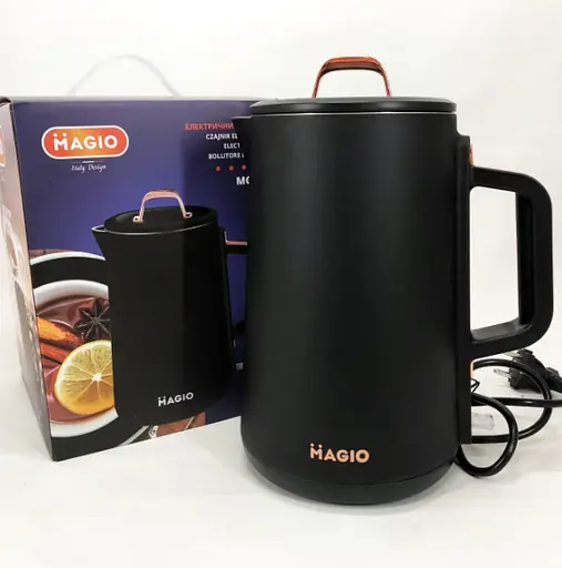 Электрочайник термос MAGIO MG-517 1,5 л цельно литой1500 Вт Черный - фото 5