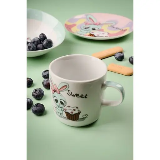 Набір дитячого посуду Limited Edition Sweet Bunny 3 предмета YF6026 - фото 3
