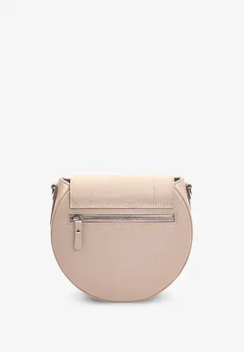 Жіноча шкіряна сумка Mandy світло-бежева - фото 8