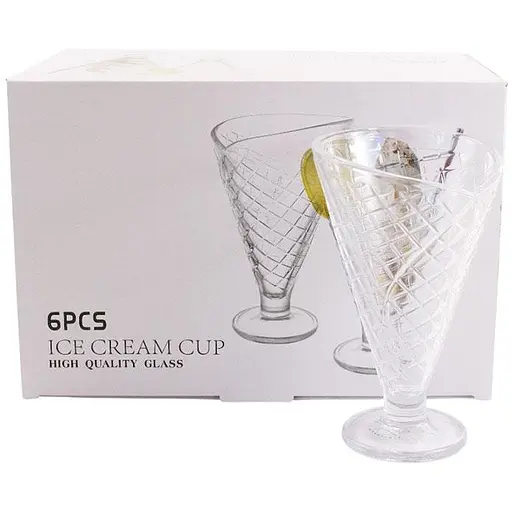 Набор креманок Ristal стеклянных 265 мл 6 шт. (BMIC-012)