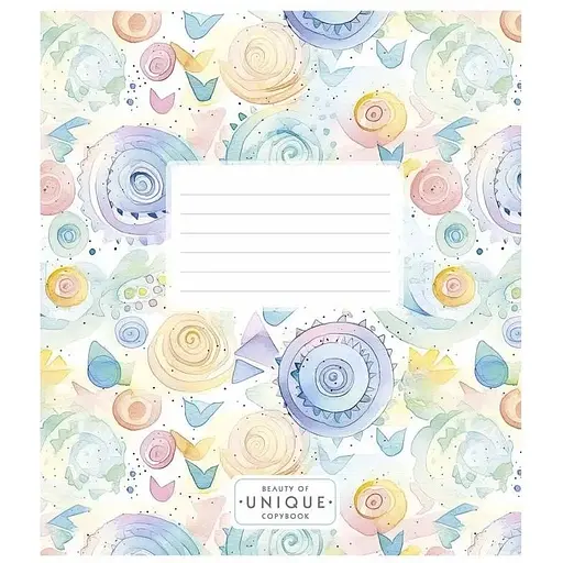 Зошит учнівський "Unique" Школярик 018-3372K 18 аркушів Різнокольоровий - фото 1