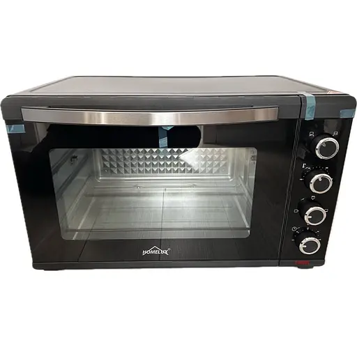 Духовка-гриль електрична для курей HOMELUX TG60B4-R 60L 2000W