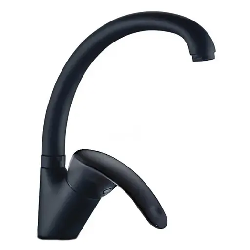 Змішувач для кухні Haiba Mars 011 black HB0748 Чорний матовий - фото 1