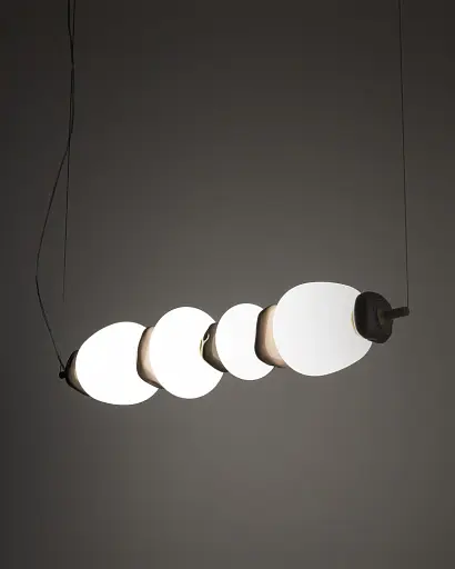 Підвісний світильник, люстра Nowodvorski 11700 Ceramic Horizontal LED 1x22W 3000K 1750Lm IP20 білий - фото 2